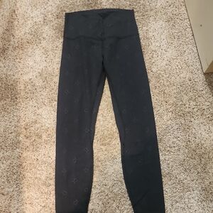 lululemon athletica Black Pattern Legging 8